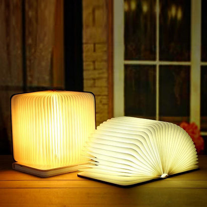 Custom Photo Book Lamp Open 360 Degrees For Desk, Reading, Floor Night Light - Sketch