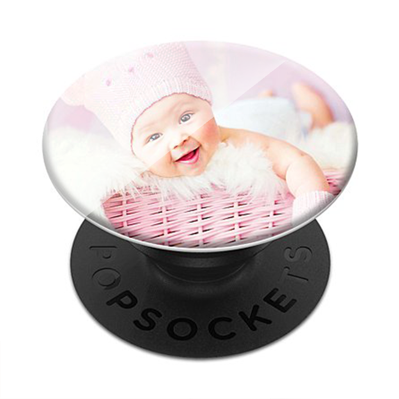 Custom Photo Phone Grip With Baby Personalized Photo Phone Holder