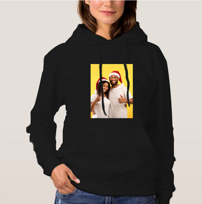 Custom Long Sleeve Photo Sweatshirt  Hoodie Essentials Hoodie for Men and Women