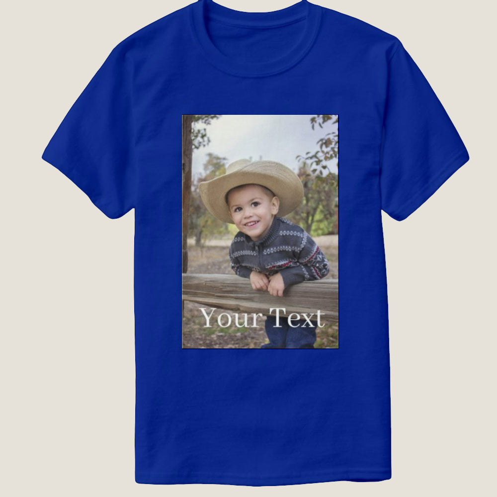 Custom T Shirt Printing with Photo Design Your Own Shirt Cotton