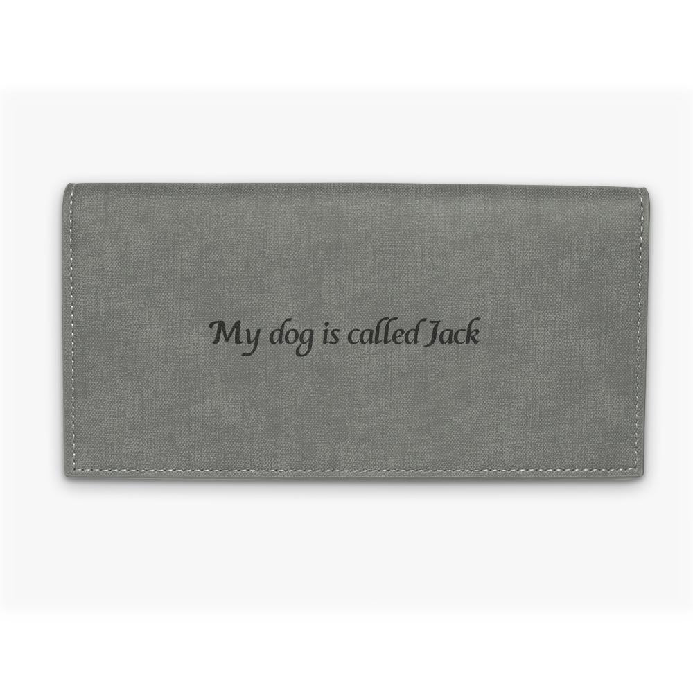 Special Gift for Custom Photo Wallet | Bifold Long Style Wallet-Light Grey-NEW - faceonboxer