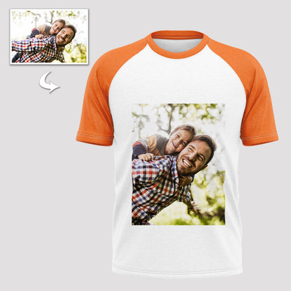 Custom Photo Men's Short Sleeve Shirt Cotton shirt