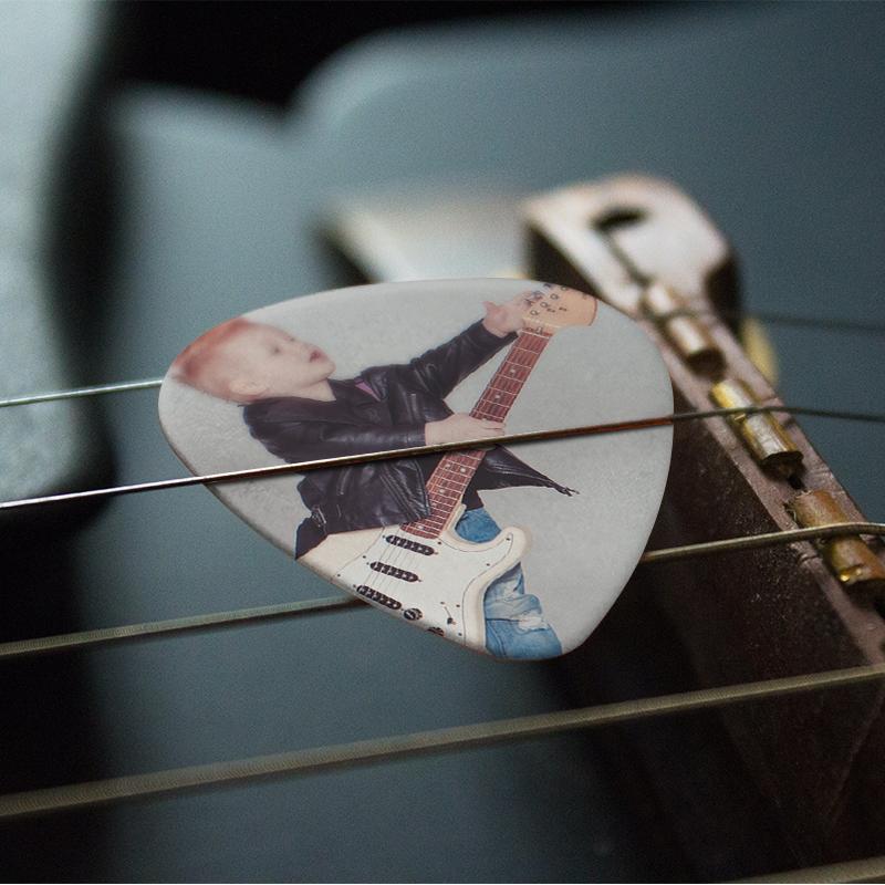 Personalized Guitar Pick With Photo Custom-8Pcs