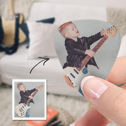 Personalized Guitar Pick With Photo Custom-8Pcs