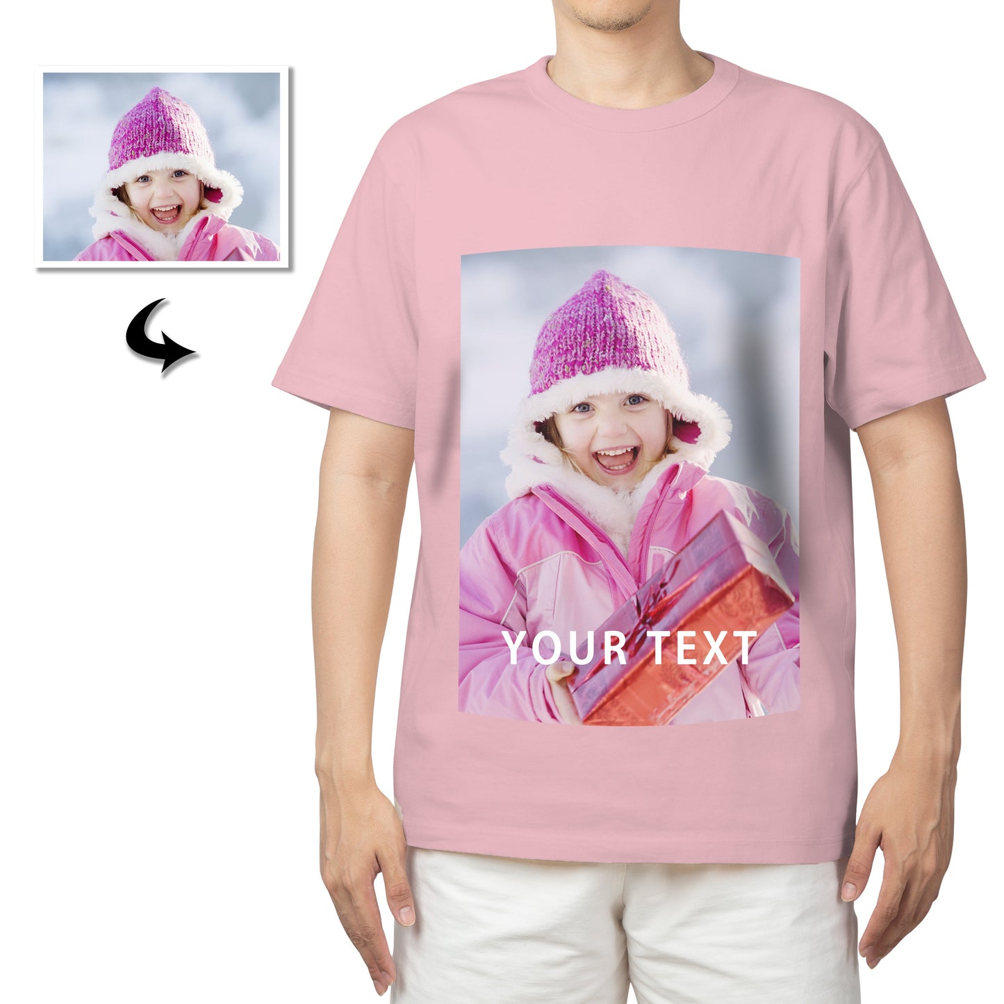 Custom T Shirt Printing with Photo Design Your Own Shirt Cotton