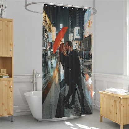 Copy of Copy of Custom Shower Curtain Unique Gift For Lover - faceonboxer