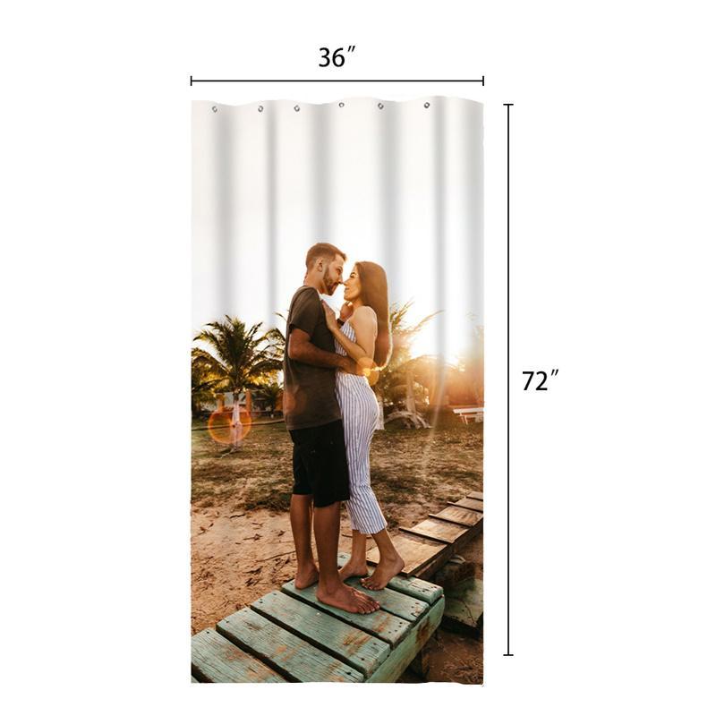 Copy of Copy of Custom Shower Curtain Unique Gift For Lover - faceonboxer
