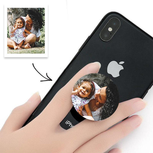 Custom Photo Phone Grip With Father