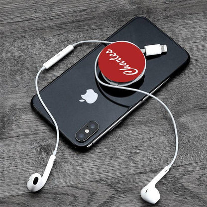 Custom Red Phone Grip, Engraved Phone Grip