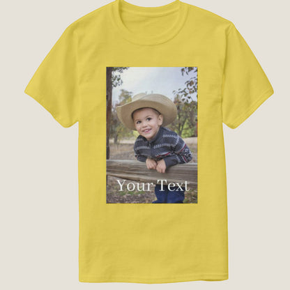 Custom T Shirt Printing with Photo Design Your Own Shirt Cotton